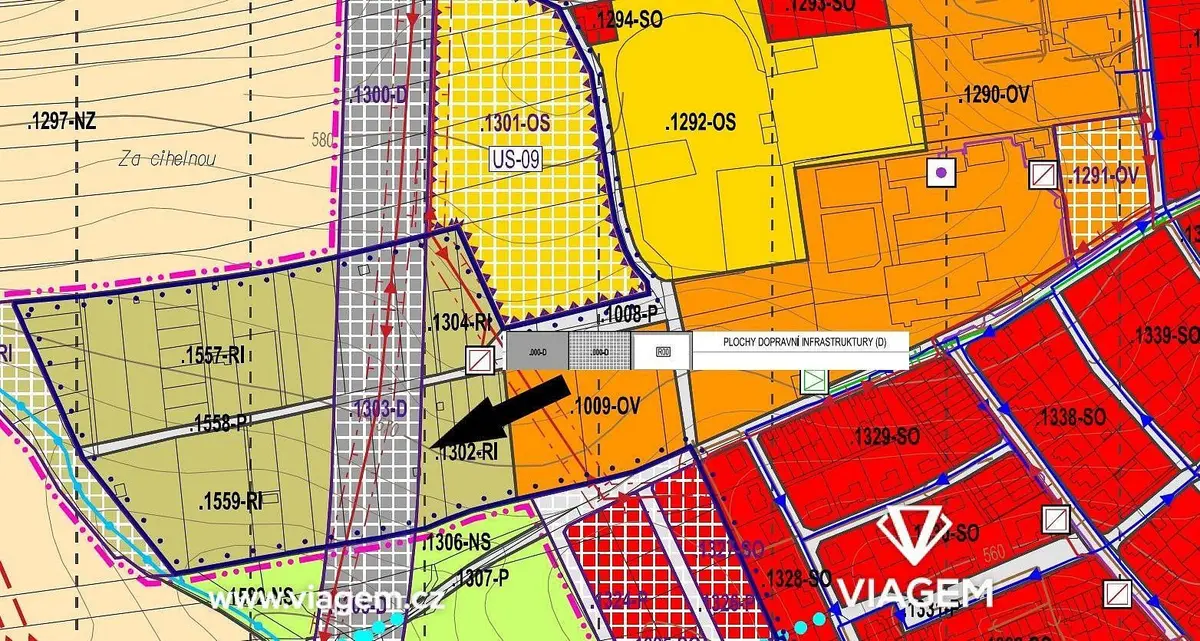 Prodej pozemku 558 m², Třešť