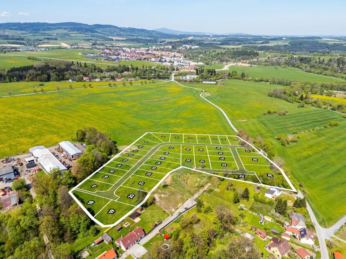Prodej pozemku 600 m², Mostky · Kaplice