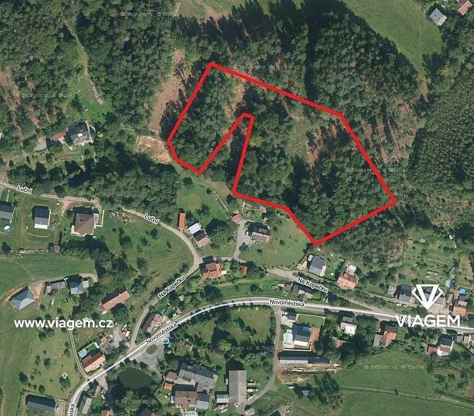 Prodej pozemku 6349 m², Bražec · Náchod