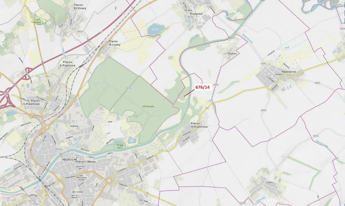 Prodej pozemku 121 m², Kozlovice u Přerova · Přerov
