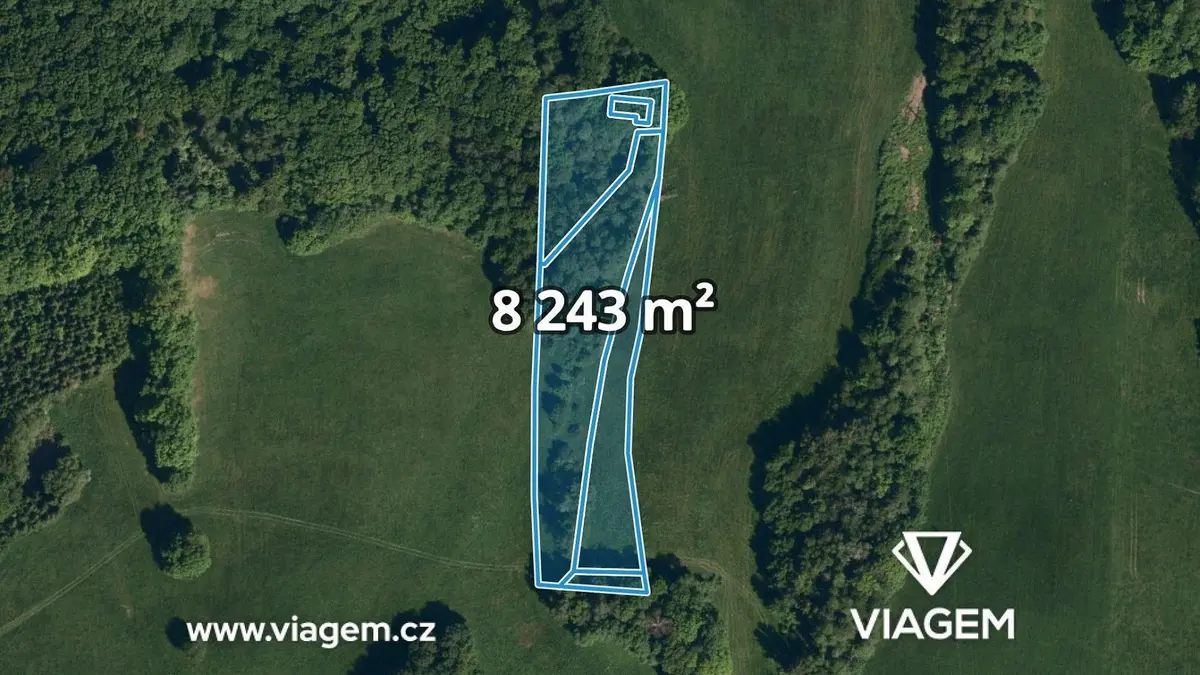 Prodej pozemku 1177 m², Vidče