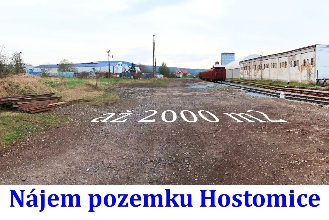 Pronájem pozemku 500 m², Nádražní · Hostomice pod Brdy · Hostomice