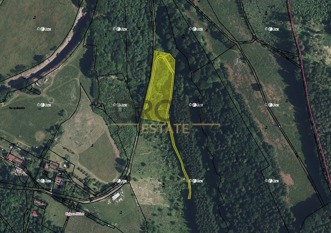 Prodej pozemku 5015 m², Kyje u Jičína · Kyje
