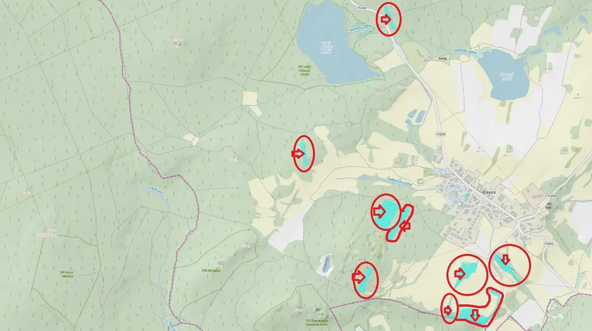 Prodej pozemku 3197 m², Bdeněves · okres Plzeň-sever Plzeňský kraj