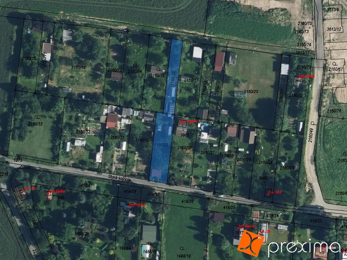 Prodej pozemku 50 m², Svitavy-předměstí · Svitavy
