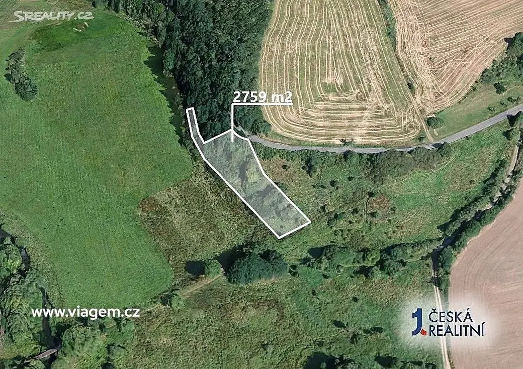 Prodej pozemku 344 m², Hluboš