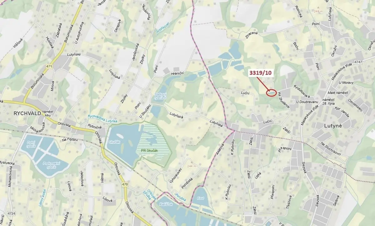 Prodej pozemku 147 m², Horní Lutyně · Orlová