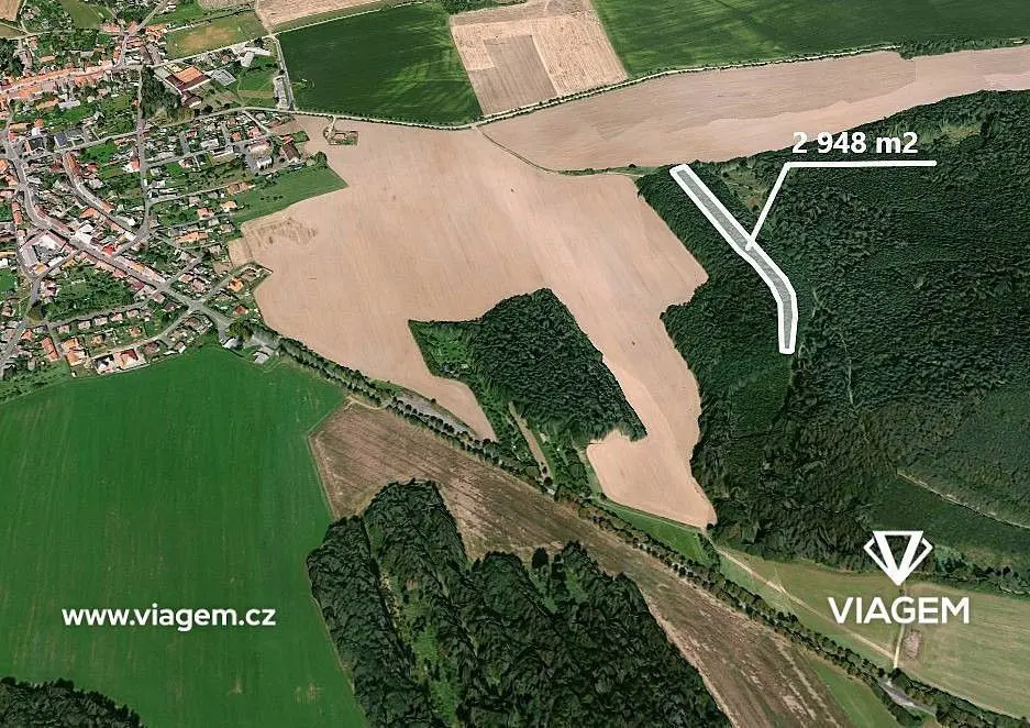 Prodej pozemku 859 m², Koloveč