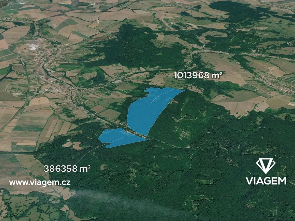 Prodej pozemku 8512 m², Javorník nad Veličkou · Javorník