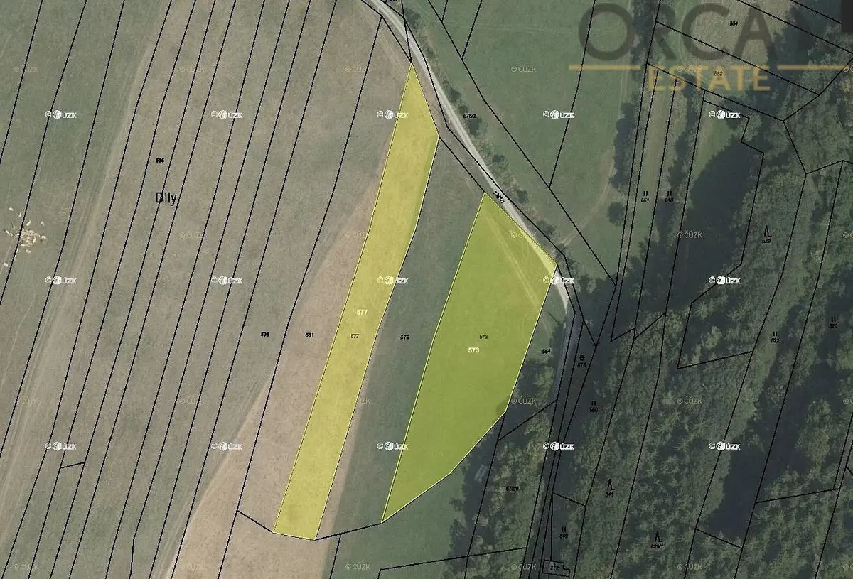 Prodej pozemku 5084 m², Slavkov pod Hostýnem