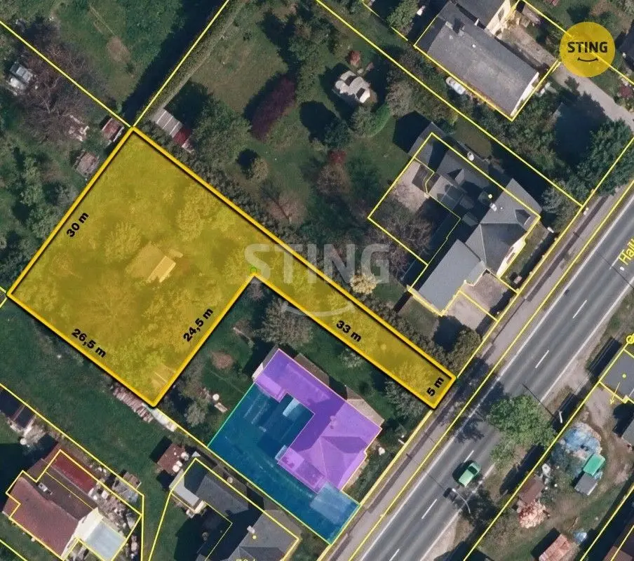 Prodej pozemku 966 m², Slezská · Město Albrechtice
