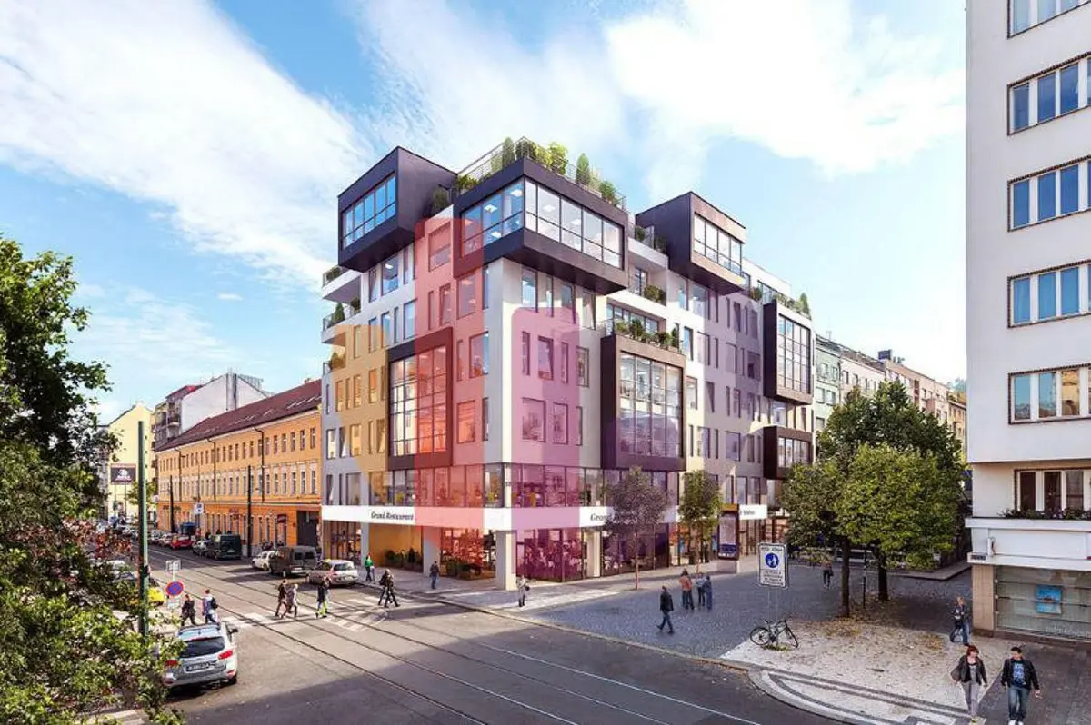 Pronájem komerčního prostoru 485 m², Thámova · Karlín