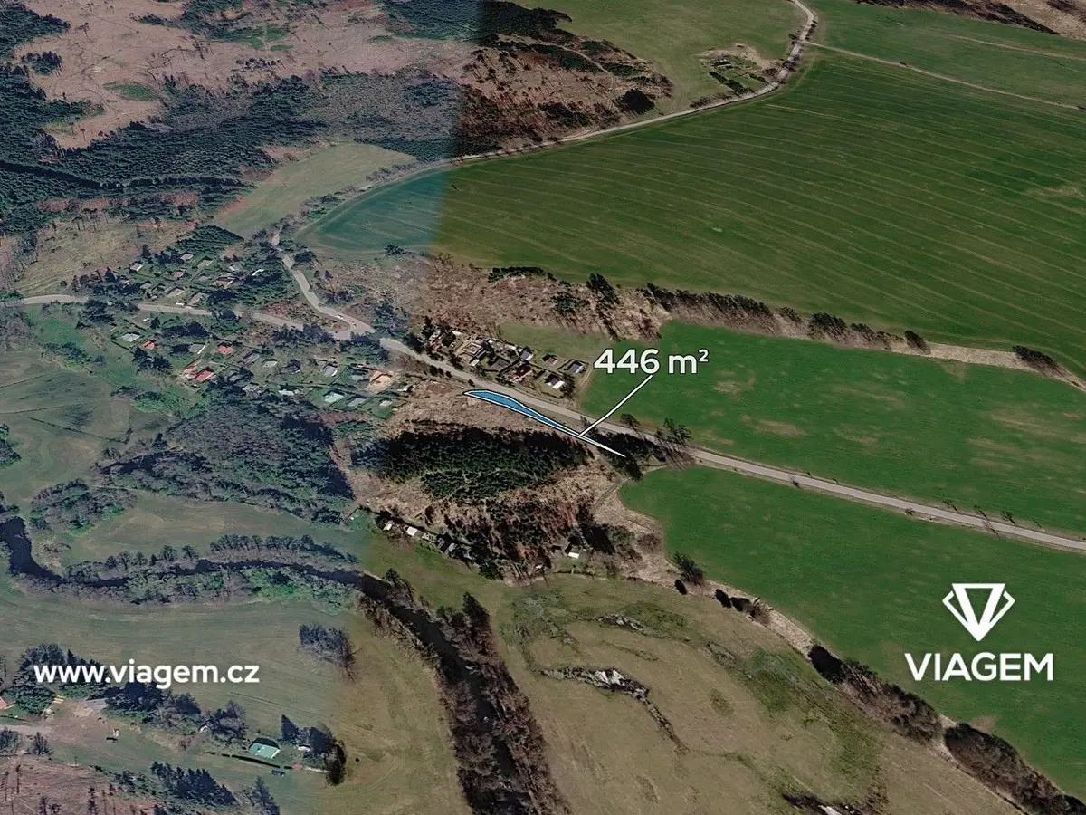 Prodej pozemku 223 m², Travná u Horního Bradla · Horní Bradlo