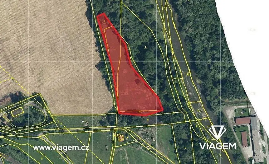 Prodej pozemku 1720 m², Louky nad Olší · Karviná