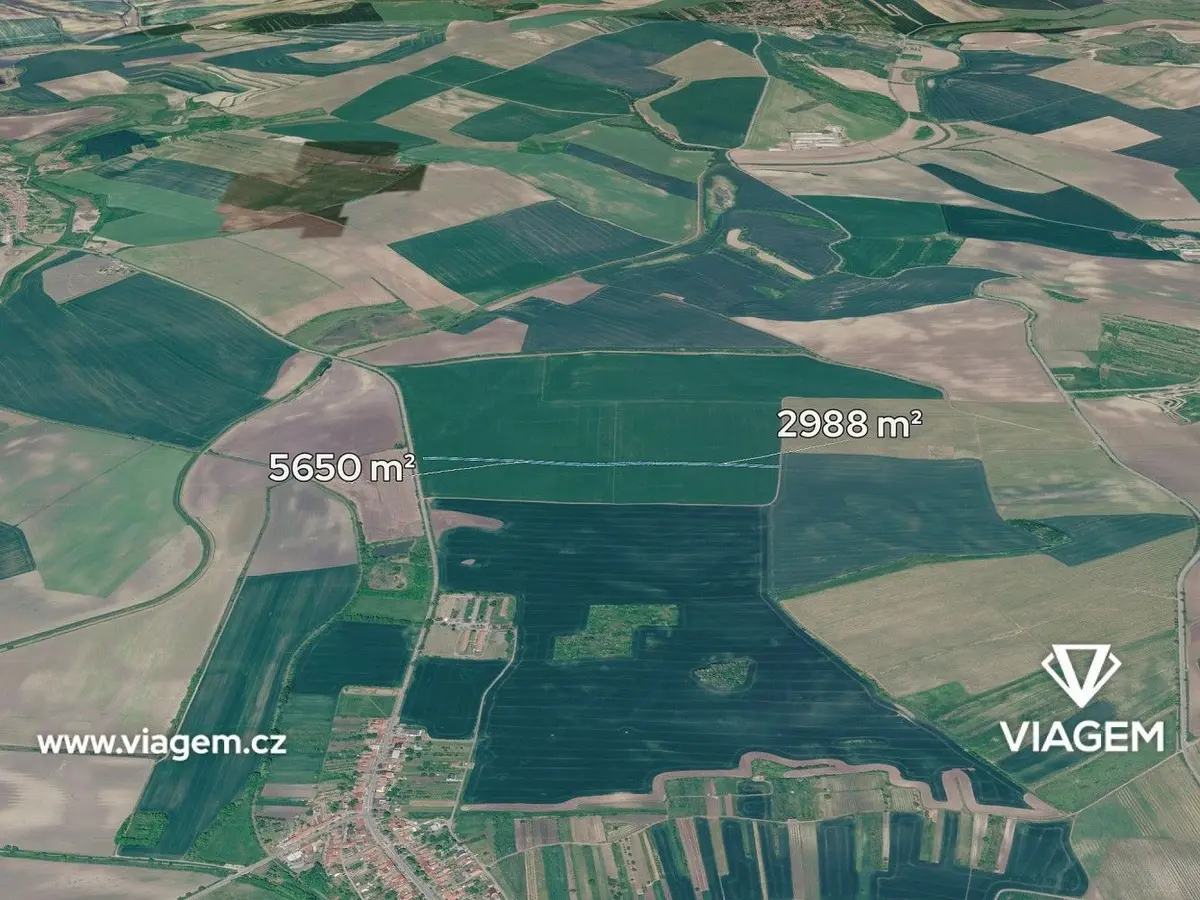 Prodej pozemku 2879 m², Terezín u Čejče · Terezín