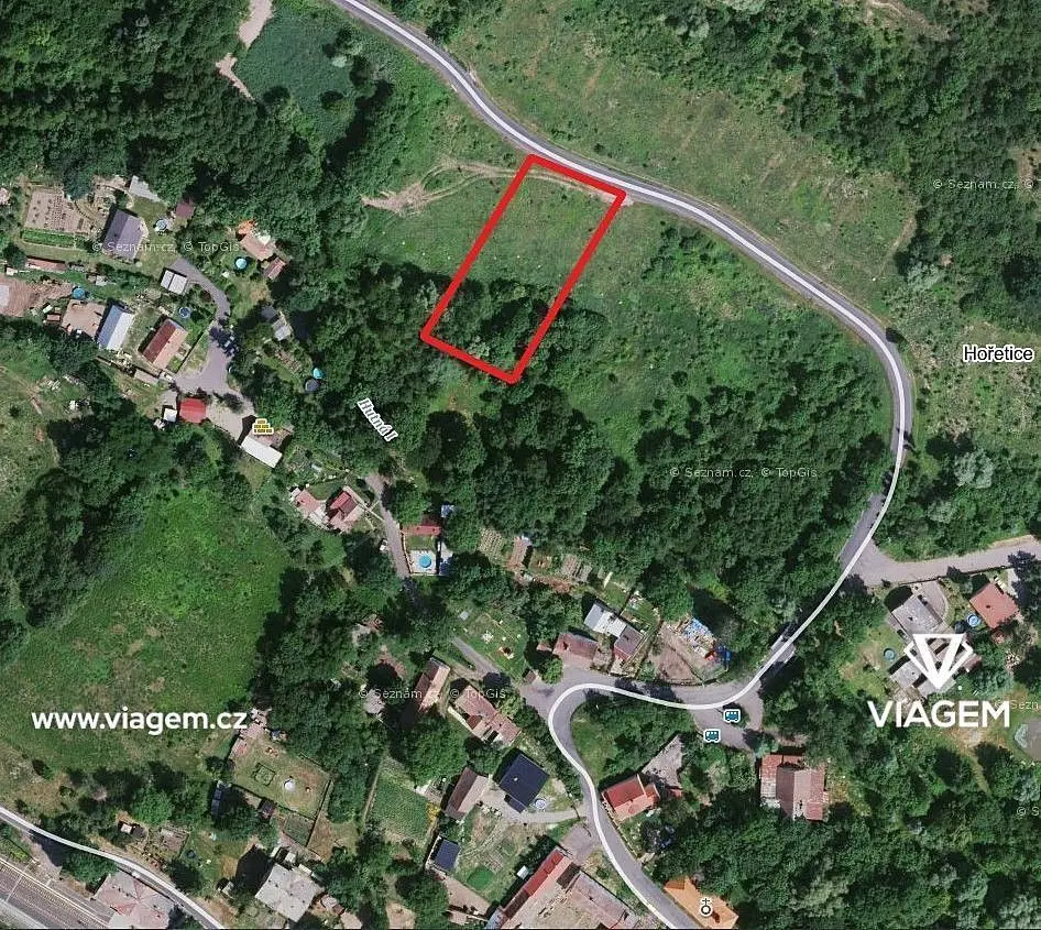 Prodej pozemku 929 m², Hořetice u Žiželic · Žiželice