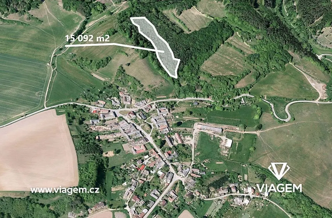 Prodej pozemku 1741 m², Vranová · Vranová Lhota