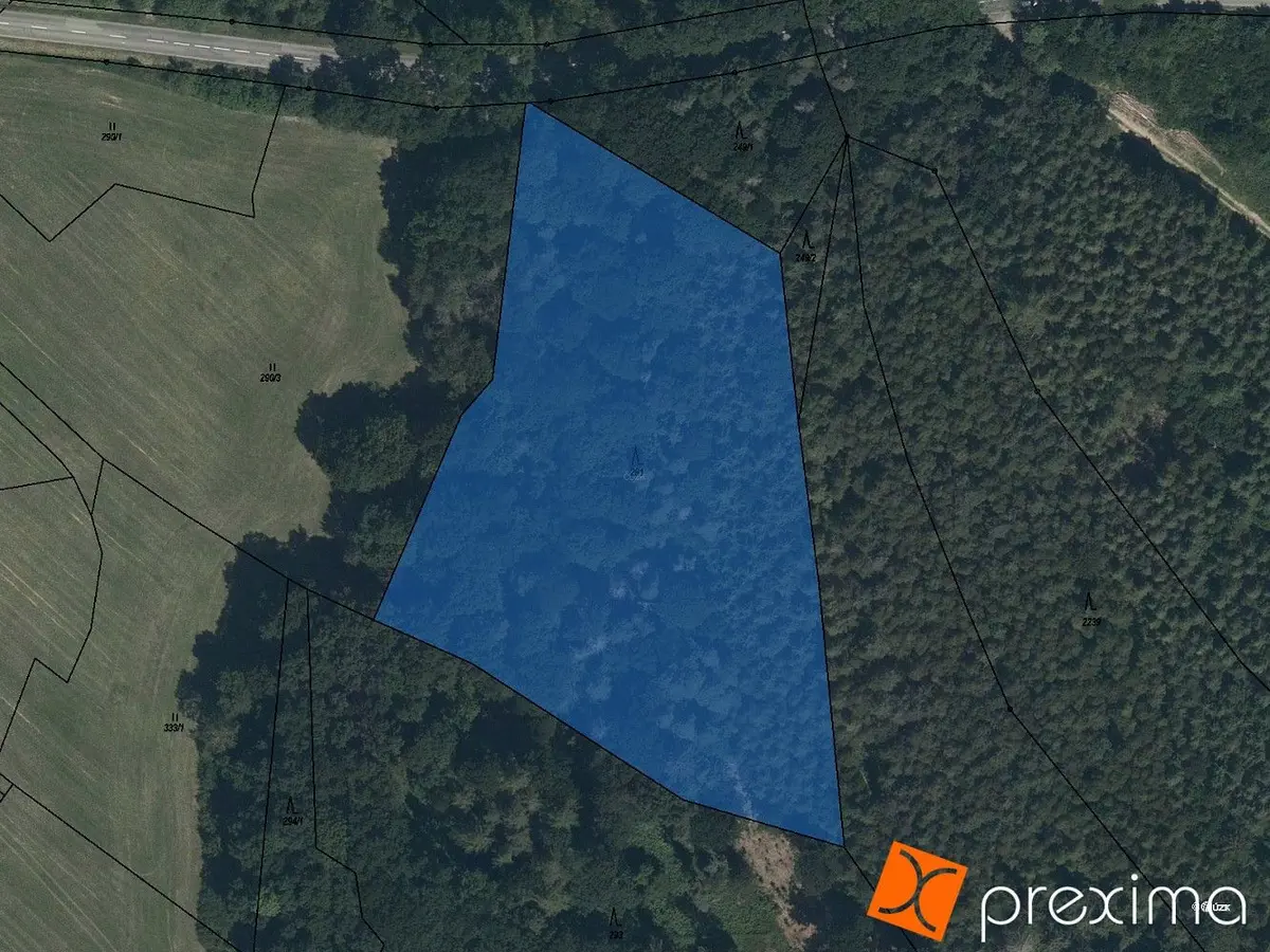 Prodej pozemku 1239 m², Sruby