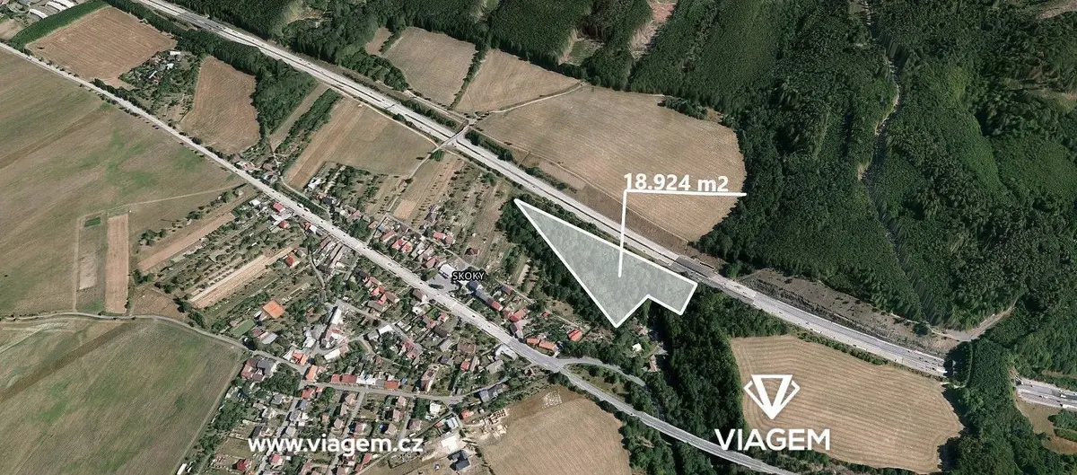 Prodej pozemku 11634 m², Skoky u Staměřic · Dolní Újezd
