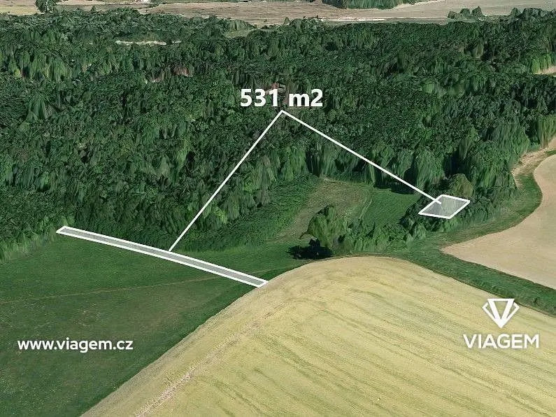 Prodej pozemku 531 m², Choryně