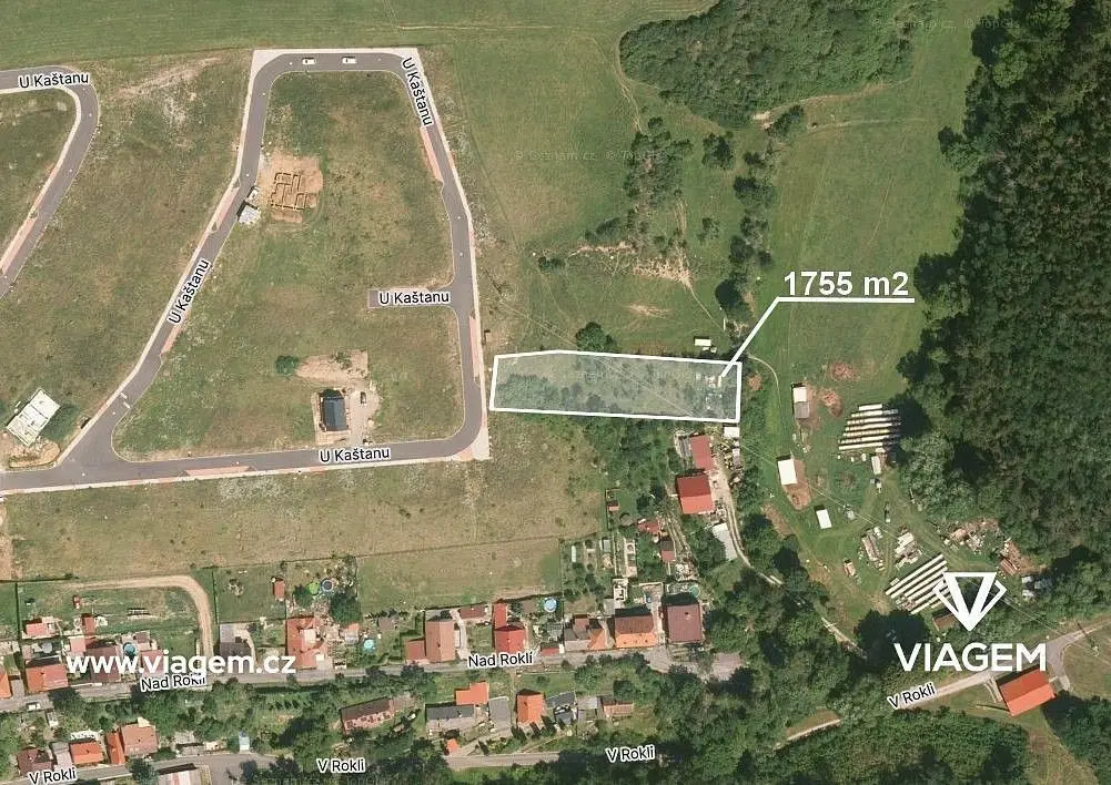 Prodej pozemku 877 m², Hudlice