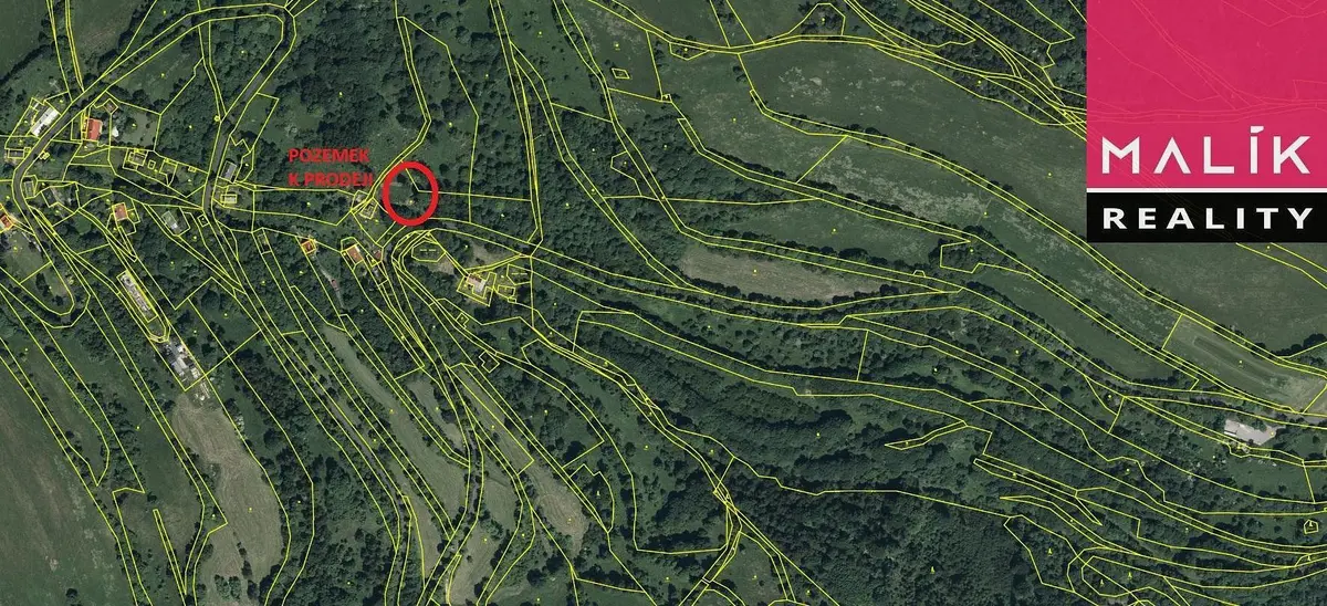 Prodej pozemku 19580 m², Srní u Boče · Stráž nad Ohří