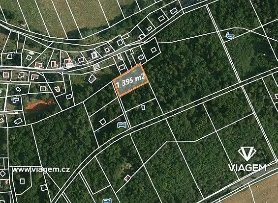 Prodej pozemku 1395 m², Vlkančice