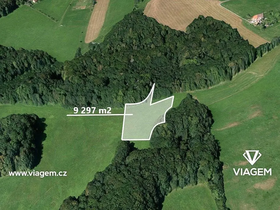 Prodej pozemku 3099 m², Tichá na Moravě · Tichá