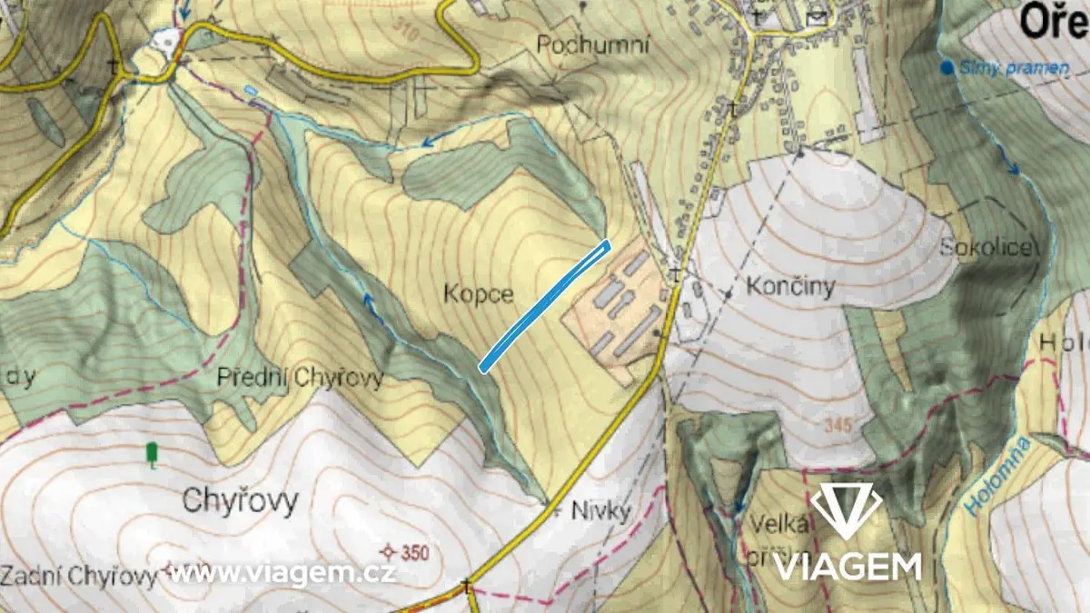 Prodej pozemku 625 m², Velký Ořechov