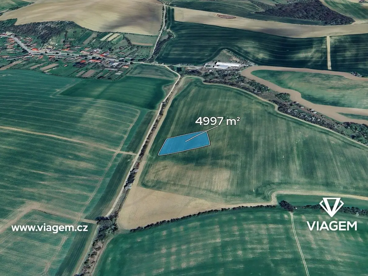 Prodej pozemku 2498 m², Strabenice · Litenčice