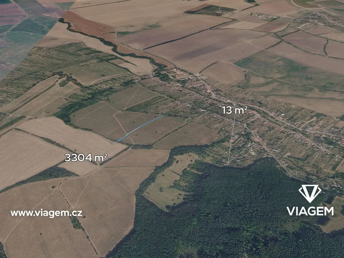 Prodej pozemku 1658 m², Radějov u Strážnice · Radějov