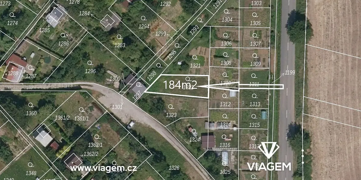 Prodej pozemku 184 m², Bořenovice