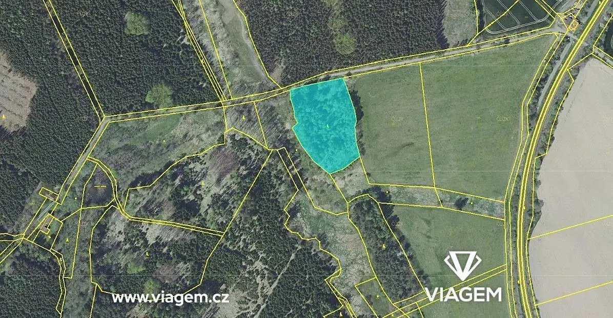 Prodej pozemku 1198 m², Nová Ves u Leštiny
