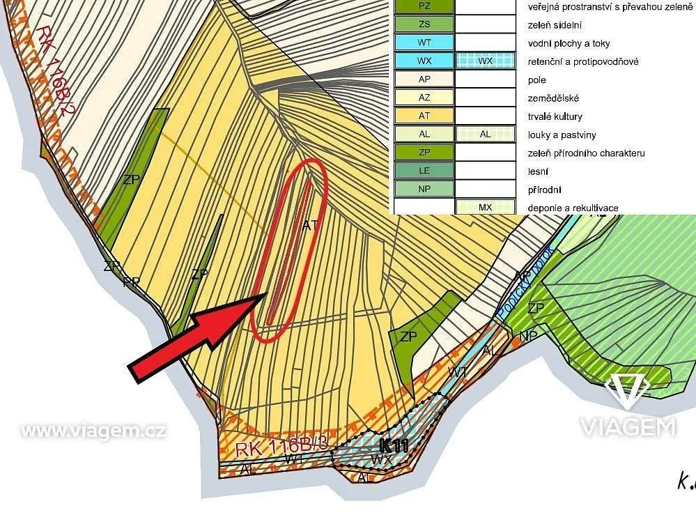 Prodej pozemku 11 m², Uherčice u Hustopečí · Uherčice