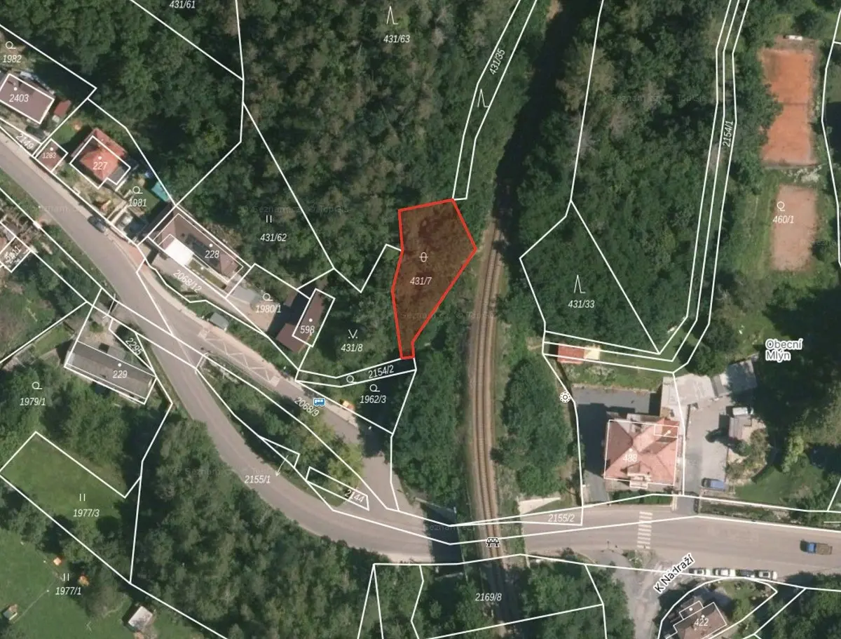 Prodej pozemku 428 m², Jílové u Prahy