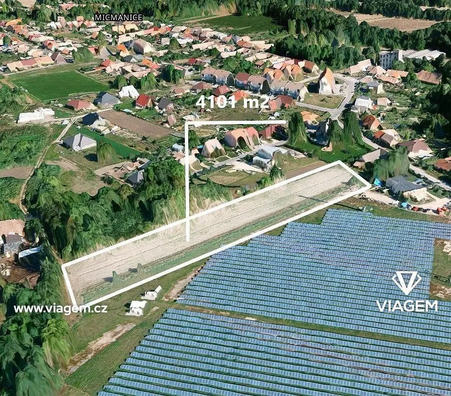 Prodej pozemku 455 m², Micmanice · Strachotice