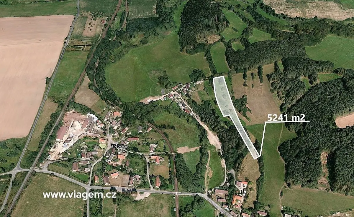 Prodej pozemku 2632 m², Třebčice