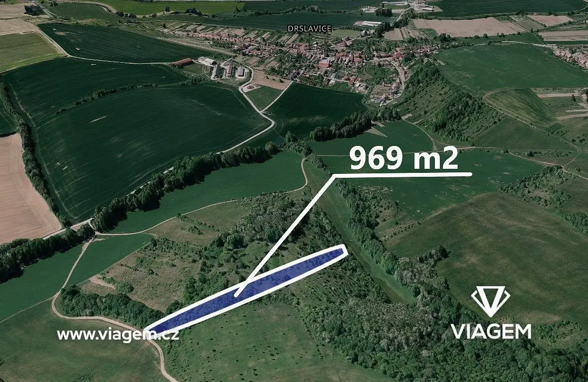 Prodej pozemku 969 m², Drslavice