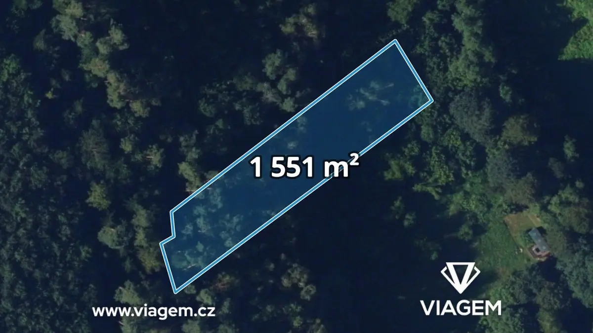 Prodej pozemku 1551 m², Skryje