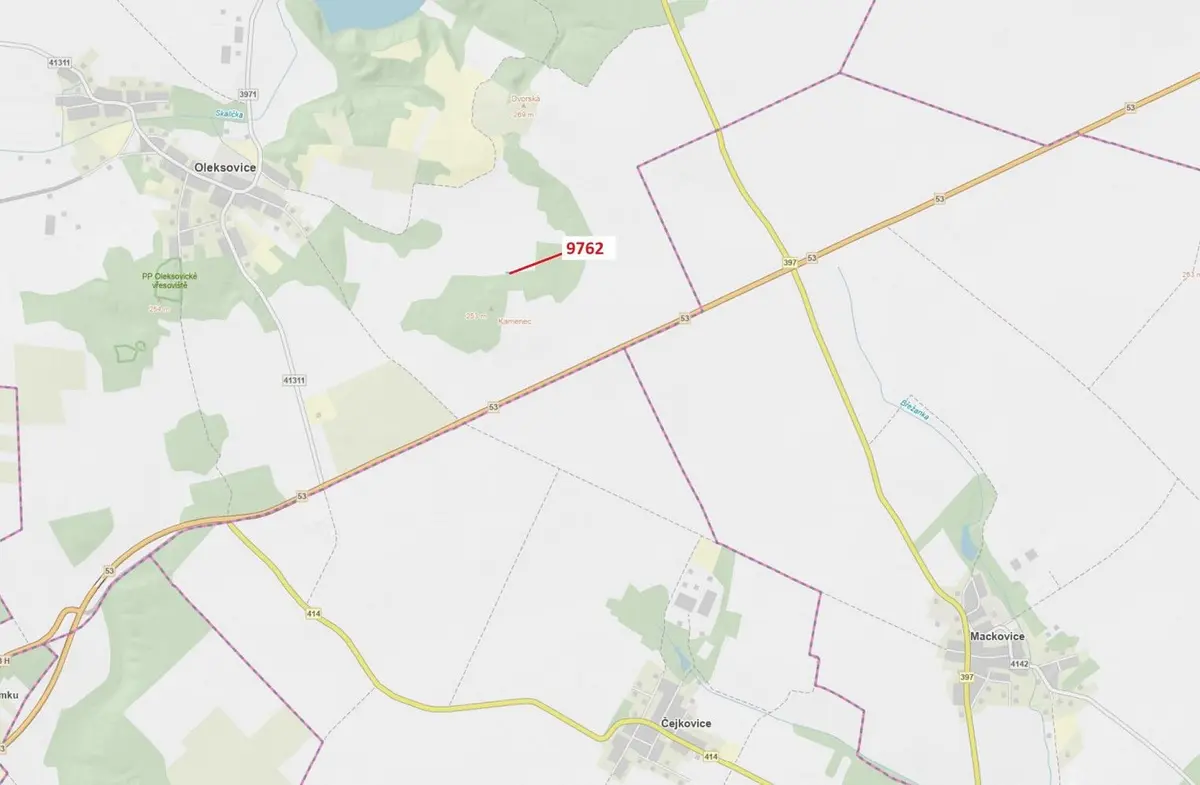Prodej pozemku 238 m², Oleksovice