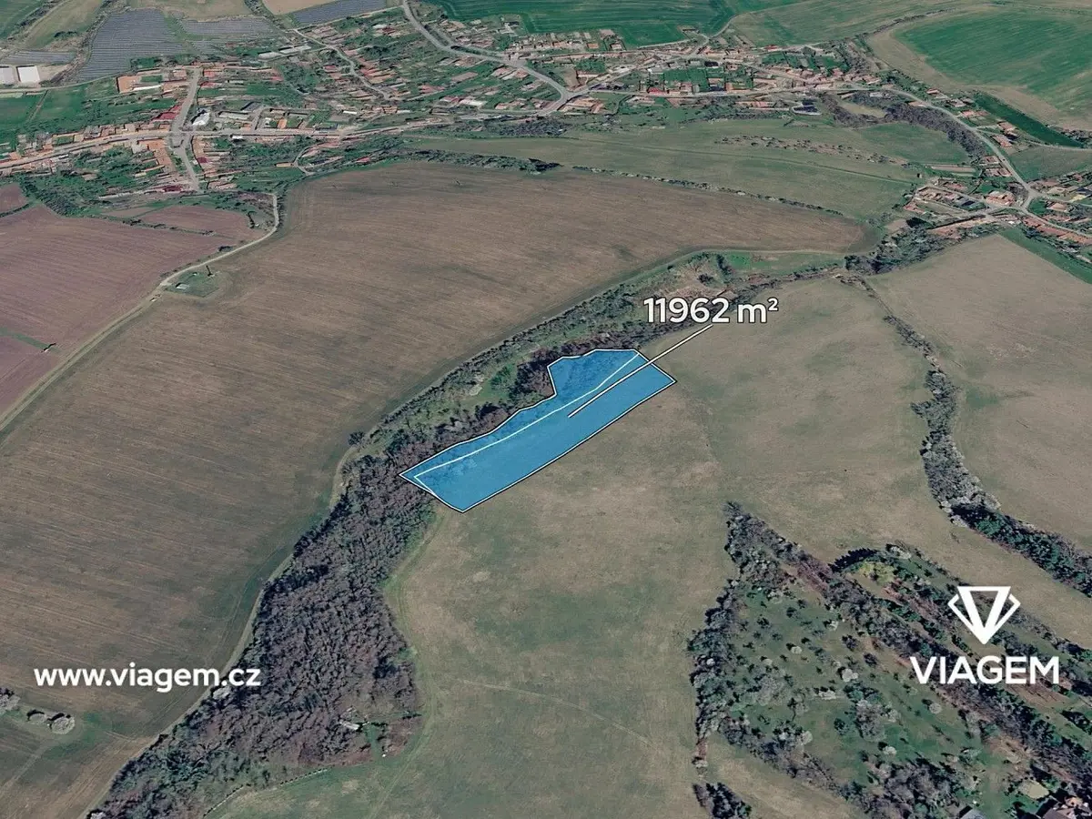 Prodej pozemku 1993 m², Roštín