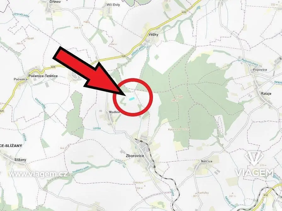 Prodej pozemku 1819 m², Zborovice