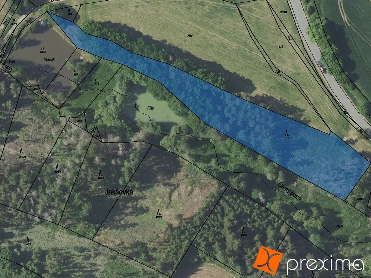 Prodej pozemku 208 m², Dubějovice · Trhový Štěpánov