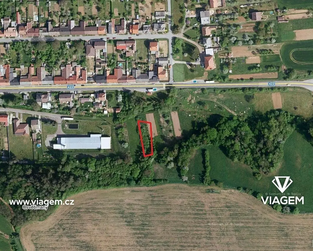 Prodej pozemku 503 m², Osvětimany