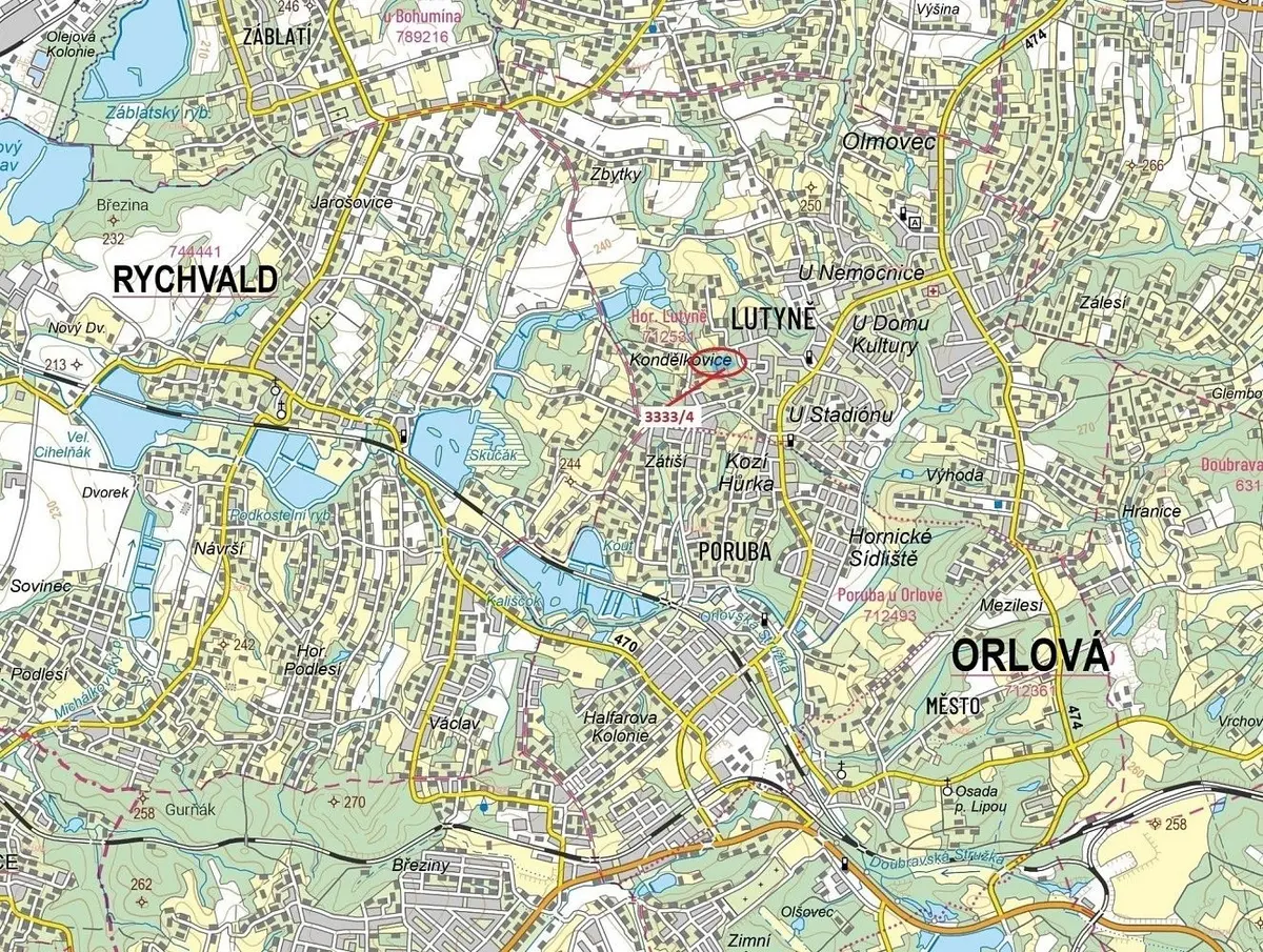 Prodej pozemku 11452 m², Horní Lutyně · Orlová