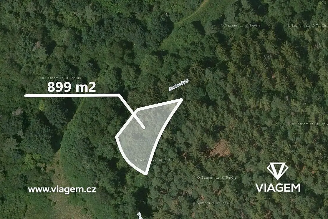 Prodej pozemku 449 m², Krakovec u Rakovníka · Krakovec