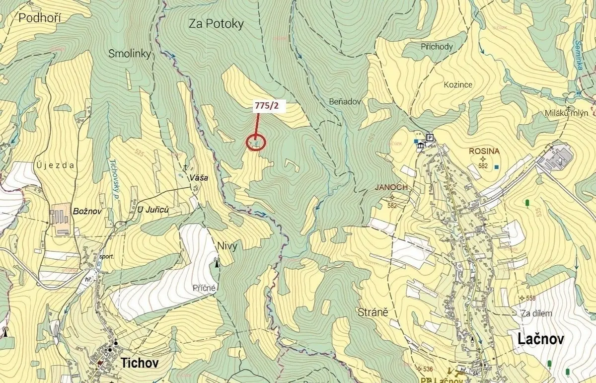 Prodej pozemku 281 m², Lačnov