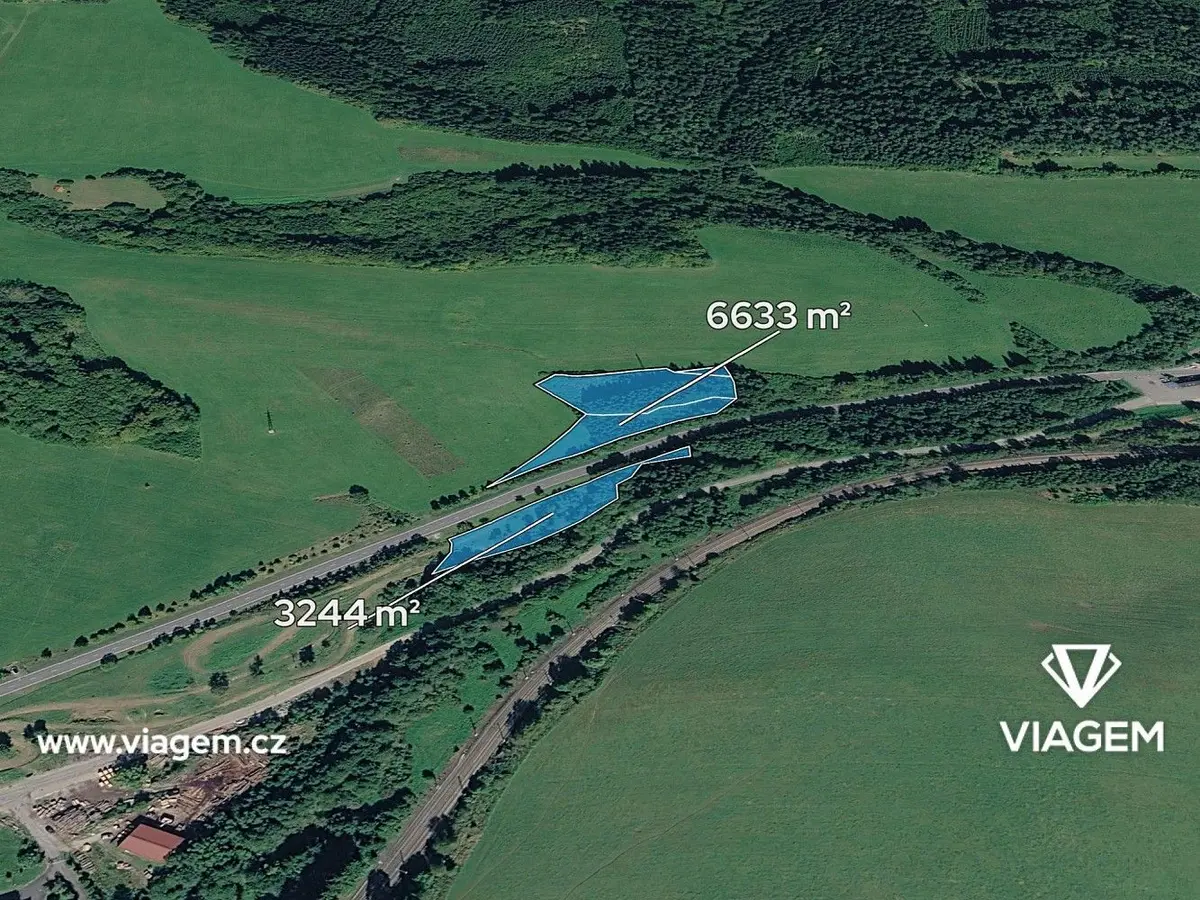Prodej pozemku 617 m², Střelná na Moravě · Střelná