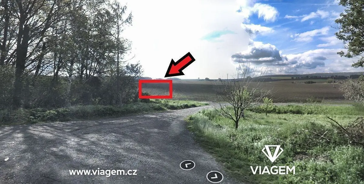 Prodej pozemku 930 m², Počenice · Počenice-Tetětice