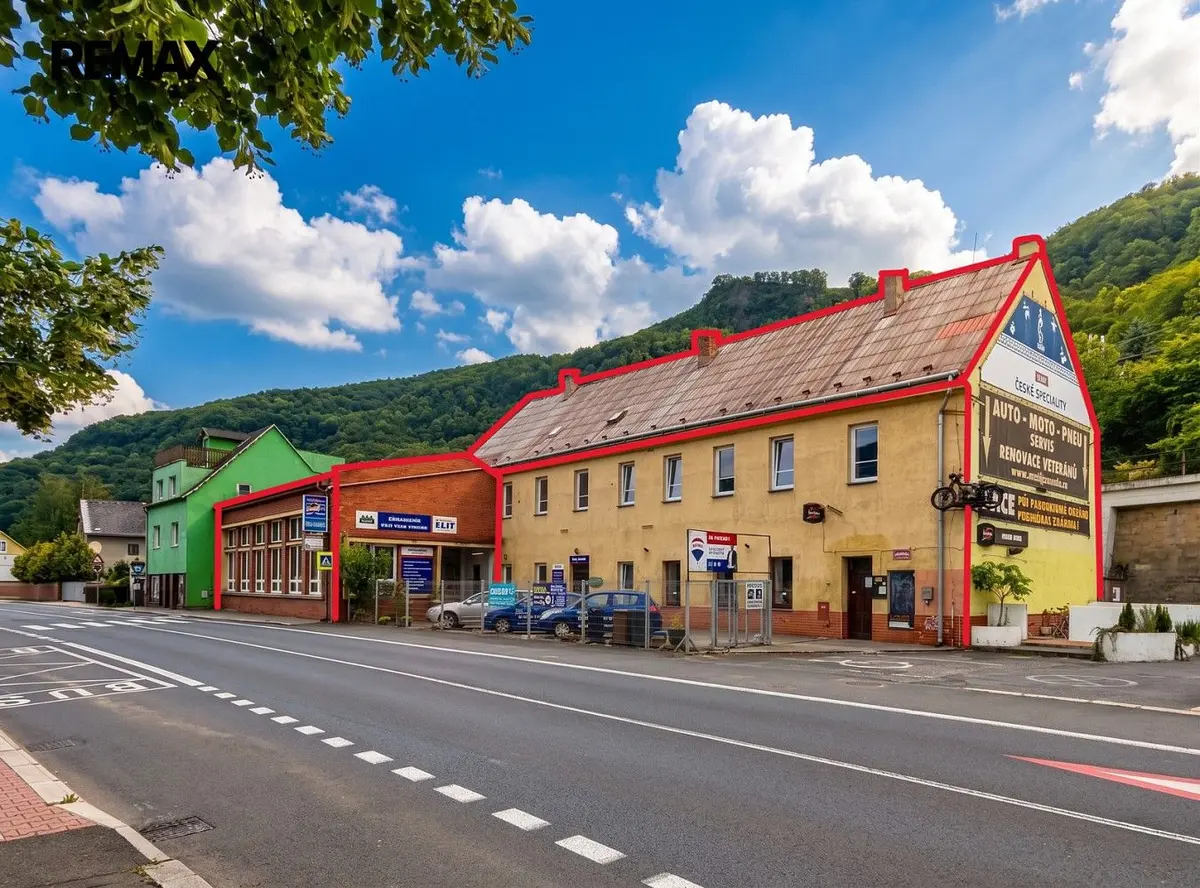 Prodej komerčního prostoru 801 m², Pražská · Vaňov · Ústí nad Labem